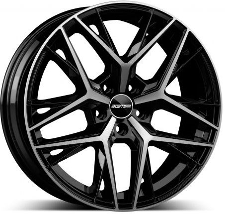 GMP WHEELS LUNICA ZWART GEPOLIJST 8002000056133